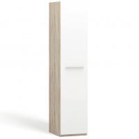 Шкаф-колонка переходной (сонома/белый) левый