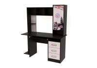 Стол компьютерный №6 (венге/млечный)