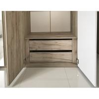 Вкладная тумба Наполи 2 ящика (дуб Крафт серый)