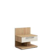 Тумба прикроватная с ящиком Solo (дуб Ривьера/ваниль)