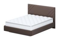 Кровать двойная №2 (универсальная 1.6х2.0) (Венге/Венге ткань/Лайн Венге ткань)