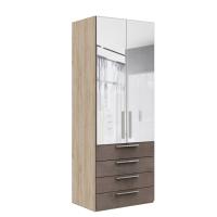 Шкаф с ящиками для белья Наполи (Крафт серый/бетон Dark)