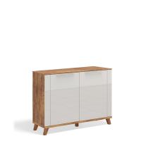 Тумба двухдверная Solo 1200мм на опорах (Таксония/мокко)