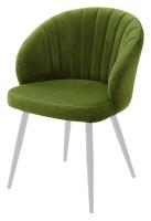 Стул Зефир Premier 17 Лайм, велюр/белый каркас M-City