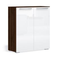 Обувница  2 двери Solo (орех Коламбия/белый)