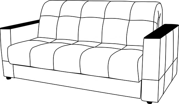 ПРЯМОЙ ДИВАН ПОРТО