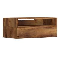 Тумба с 3D нишей Solo Quadro (тис таксония)