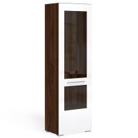 Шкаф-витрина Соло (орех Коламбия/белый) правый
