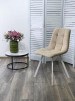 Стул CHILLI-Q SQUARE темный беж #H07, велюр / черный каркас М-City