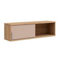 Полка настенная дверь-купе 1200 мм Napoli (Дуб натуральный)