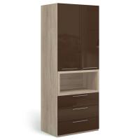 Шкаф для одежды Solo Quadro (сонома/коричневый)