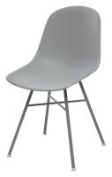 Стул BONNIE 292-CPP L.GREY на металлическом каркасе  М-City