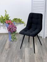 Стул CHILLI-Q черный #H75, велюр / черный каркас М-City