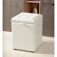 Пуф с откидной крышкой 40х54 (экокожа белая)