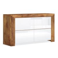 Комод с четырьмя ящиками Blade (таксония/белый глянец)