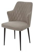 Стул HERMAN ЛАТТЕ #25, велюр / черный каркас М-City