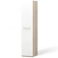 Шкаф-колонка переходной (сонома/белый) правый