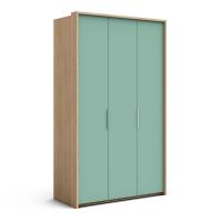 Шкаф распашной 3 двери Илма-2 (Ривьера/мята матовый)