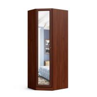 Угловой шкаф с зеркалом Верди (орех Леванте)