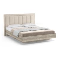 Двуспальная кровать Napoli-2 с ящиком (Крафт серый)