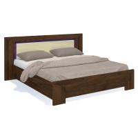 Двуспальная кровать 180х200  Blade (орех Коламбия/Ваниль)