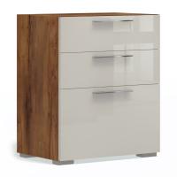 Тумба в гостиную Solo 3 ящика (таксония/мокко)