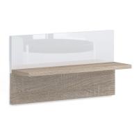 Полка настенная Solo (сонома/белый)