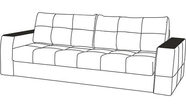ПРЯМОЙ ДИВАН СИЭТЛ