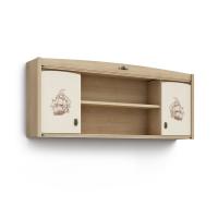 Шкаф навесной Атлантида 210 с рисунком (карамель)