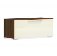 Тумба для обуви с откидной дверцей Solo (орех Коламбия/ваниль)