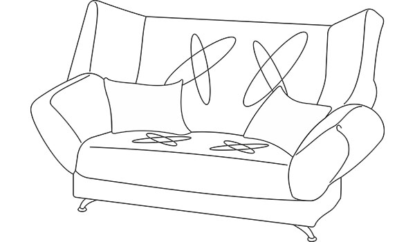 ПРЯМОЙ ДИВАН РУАНА