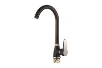 Смеситель Кухня LOFFREY d-35 высокий, на гайке (черный) 84012В Смеситель Кухня LOFFREY d-35 высокий, на гайке (черный) 84012В