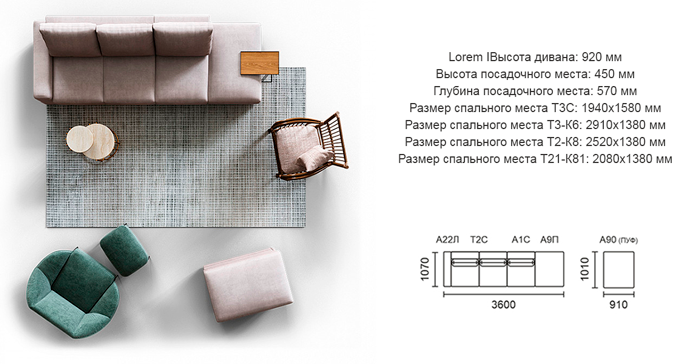 Примеры комплектаций CARO