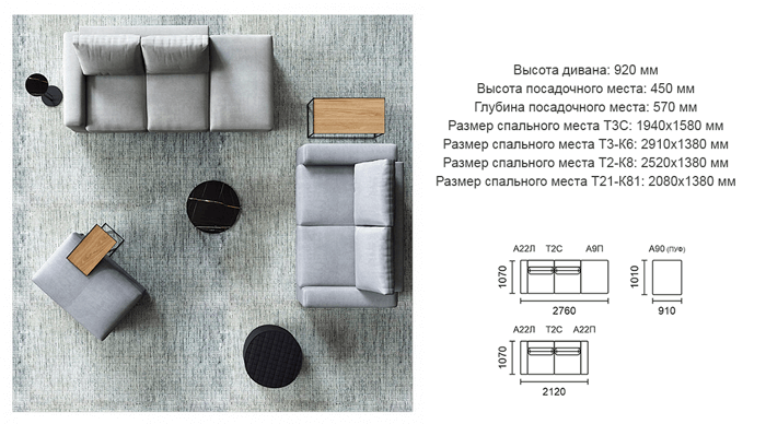 Примеры комплектаций CARO