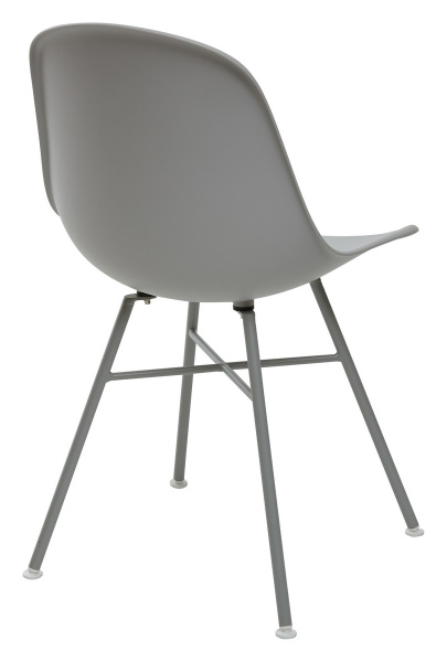Стул BONNIE 292-CPP L.GREY на металлическом каркасе  М-City