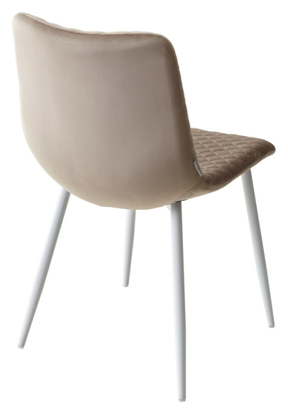Стул TINTIN BLUVEL-40 BEIGE / белый каркас М-City