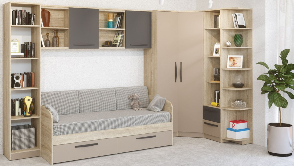 Кровать "Стокгольм капучино" КС-01