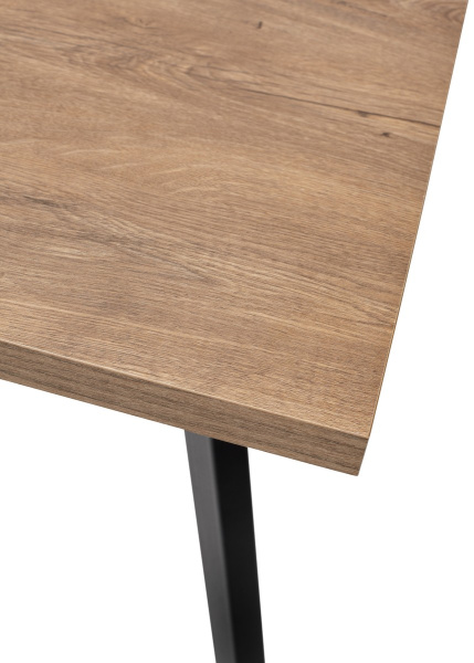 Стол BRICK M 120 Дуб Канзас/ Черный М-City