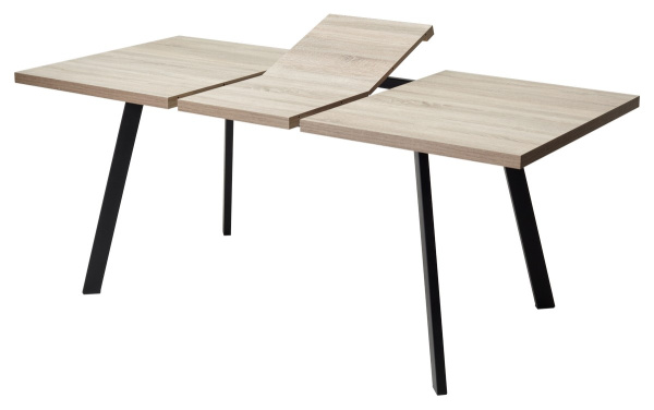 Стол BRICK M 140 Дуб Трюфель/ Черный М-City