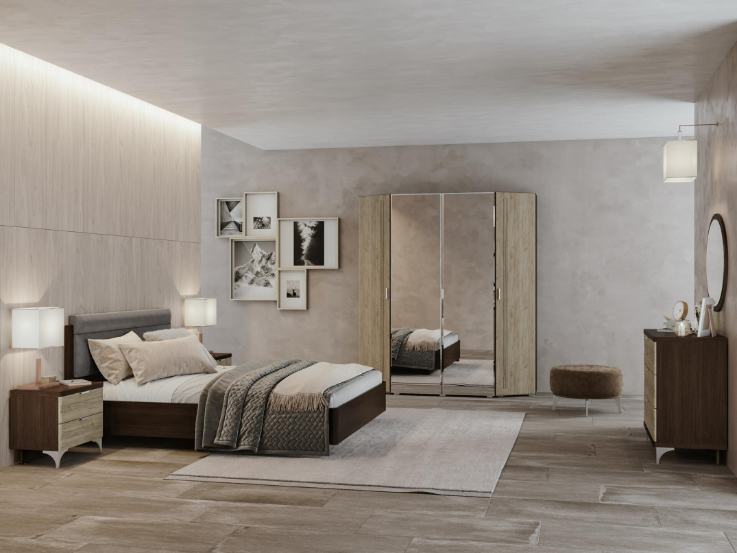 Венге-Дуб серый ткань alpina 14