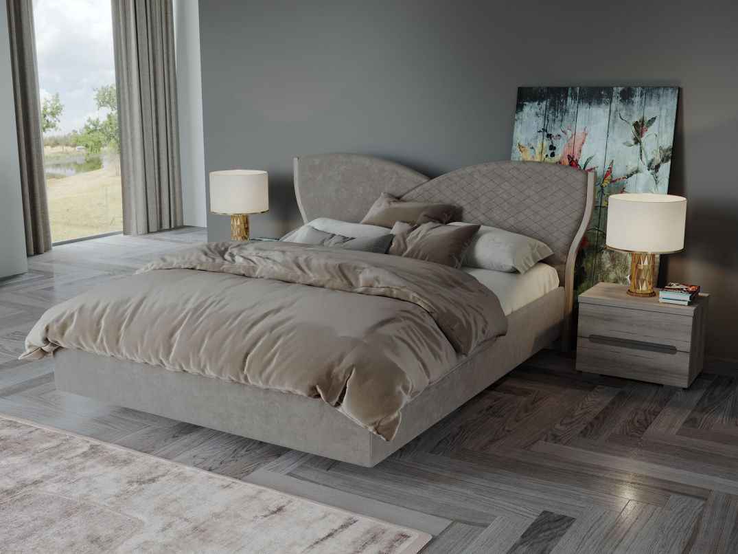 Дуб серый ткань bella rombo 42