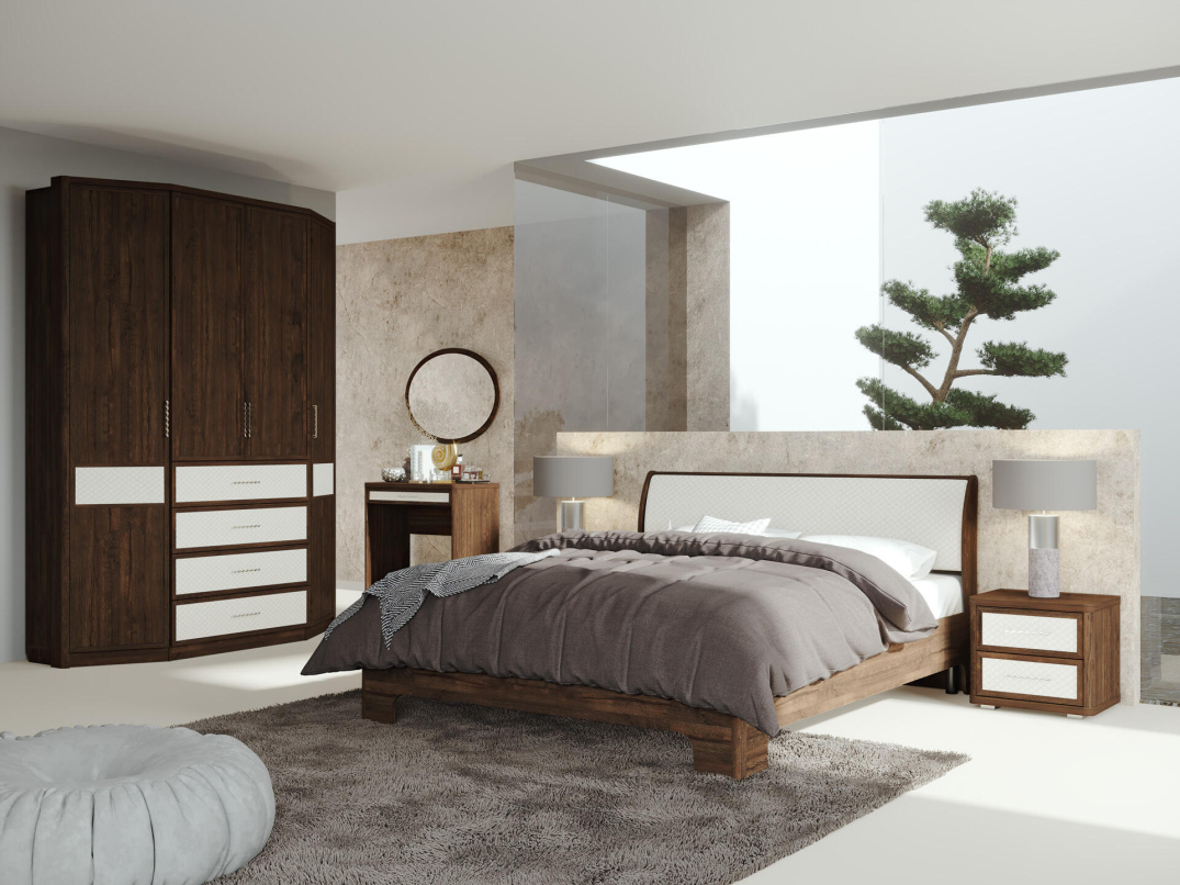 Дуб апрель темный + monro 005