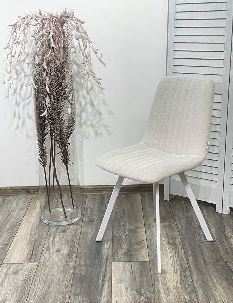 Стул ELVIS WZ2042-18 белая галька/ белый каркас М-City