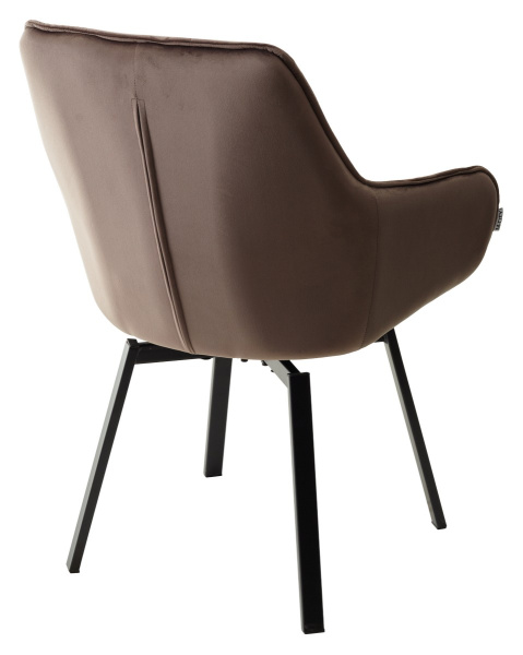 Стул MAVERICK BLUVEL-38 LATTE/ черный каркас, поворот.360 град. М-City