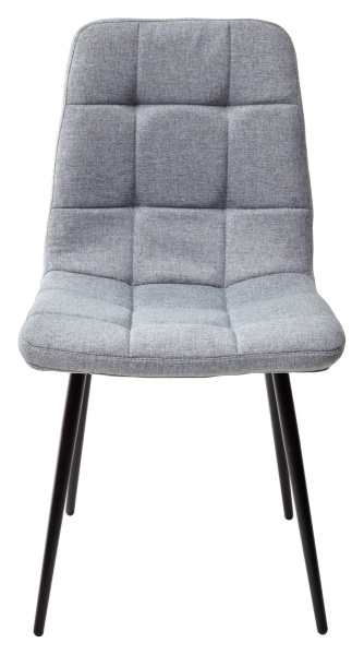 Стул ДИЛАН, цвет серо-голубой #28, ткань / черный каркас М-City