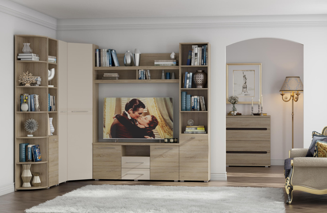 Дуб сонома + панна-котта