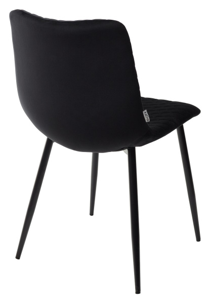 Стул TINTIN BLUVEL-19 BLACK / черный каркас М-City