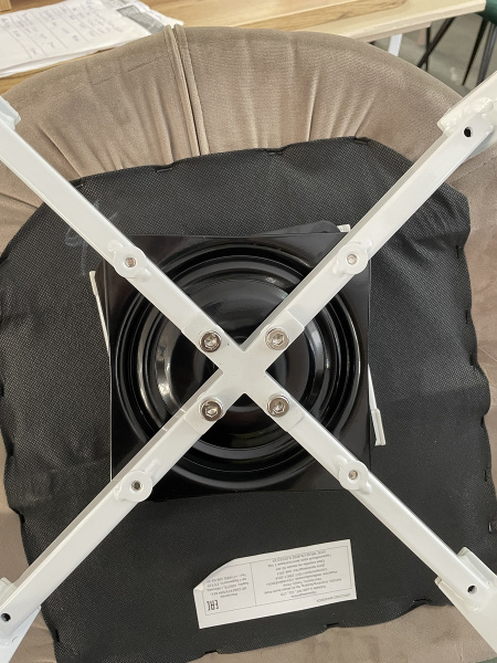 Стул MAVERICK BLUVEL-03 LIGHT GREY/ белый каркас, поворот.360 град. М-City