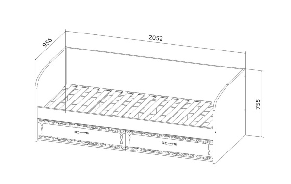 Кровать для мальчика «Корсар-5»
