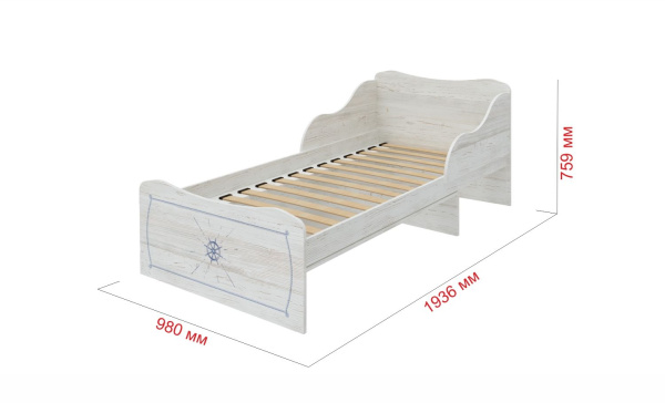 Кровать детская «Регата 3М»